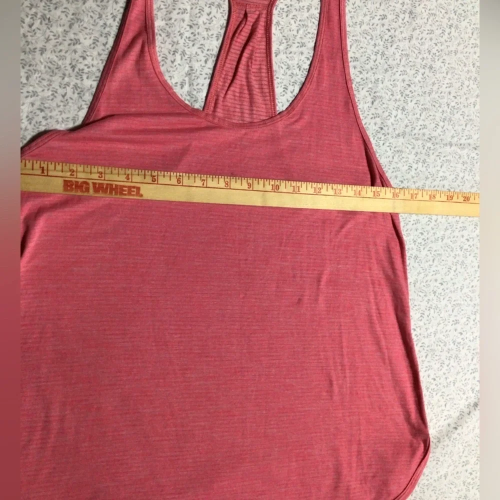 Lululemon Athletica Singlet Tank Heathered Pink‎ Lemonade, size small